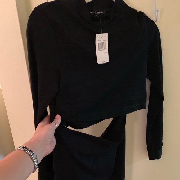Two Piece Black Halo Dress - with tags! - Picture 4 of 4